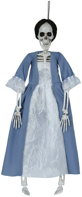 Skelet Hangdecoratie Met Jurk 40cm van Fiestas Guirca koop je bij Partywinkel