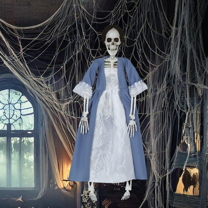 Skelet Hangdecoratie Met Jurk 40cm van Fiestas Guirca koop je bij Partywinkel