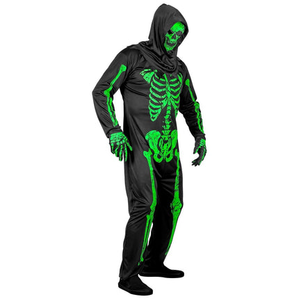 Skelet Kostuum Heren Neon 3 delig van Widmann koop je bij Partywinkel