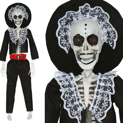 Skelet Pop Mariachi 40cm van Fiestas Guirca koop je bij Partywinkel