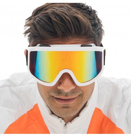 Ski Bril Wit Goggles van CHAKS koop je bij Partywinkel