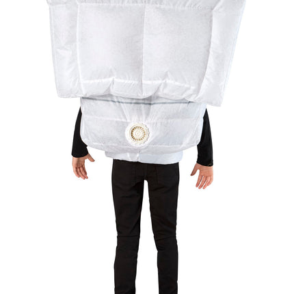 Skibidi Opblaasbaar Toilet Kostuum Kind