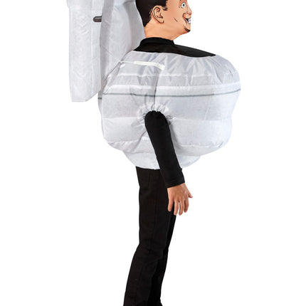 Skibidi Opblaasbaar Toilet Kostuum Kind