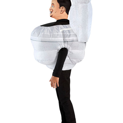 Skibidi Opblaasbaar Toilet Kostuum Kind