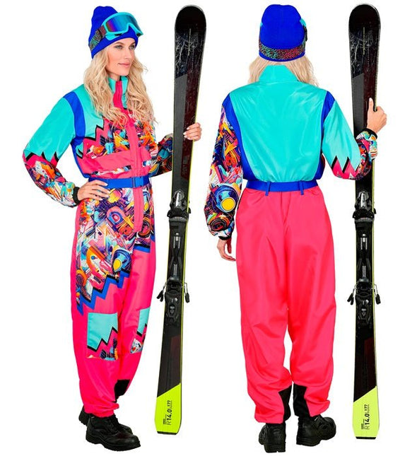 Skier/Snowboarder Roze/Lichtblauw Dames/Heren van Widmann koop je bij Partywinkel