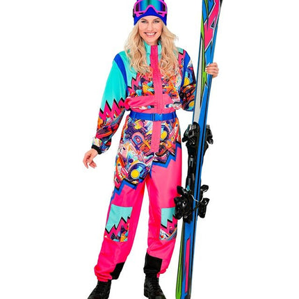 Skier/Snowboarder Roze/Lichtblauw Dames/Heren van Widmann koop je bij Partywinkel