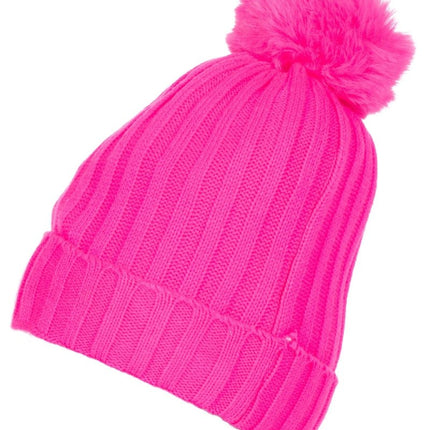 Neon Roze Muts Dames van Wilbers & Wilbers koop je bij Partywinkel