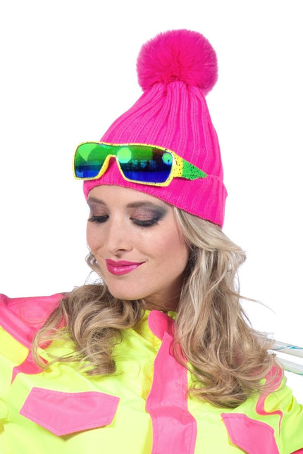 Neon Roze Muts Dames van Wilbers & Wilbers koop je bij Partywinkel