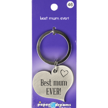 Sleutelhanger Beste Mama 10cm van Paper Dreams koop je bij Partywinkel