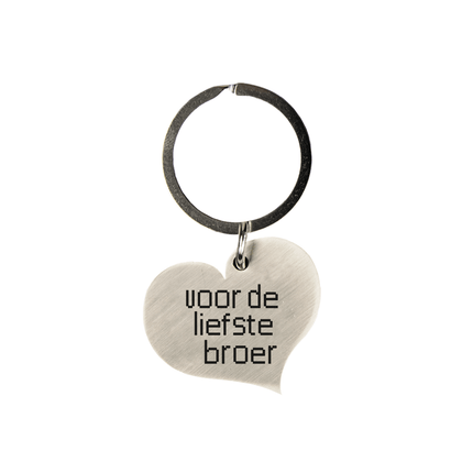 Sleutelhanger Liefste Broer 10cm van Paper Dreams koop je bij Partywinkel