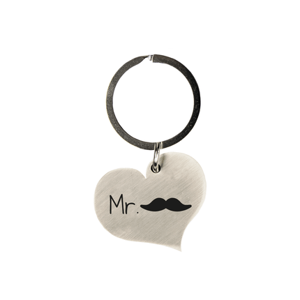 Sleutelhanger Mr Snor 10cm van Paper Dreams koop je bij Partywinkel