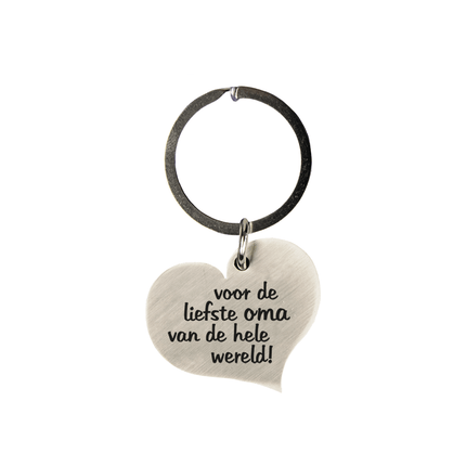 Sleutelhanger Oma 10cm van Paper Dreams koop je bij Partywinkel