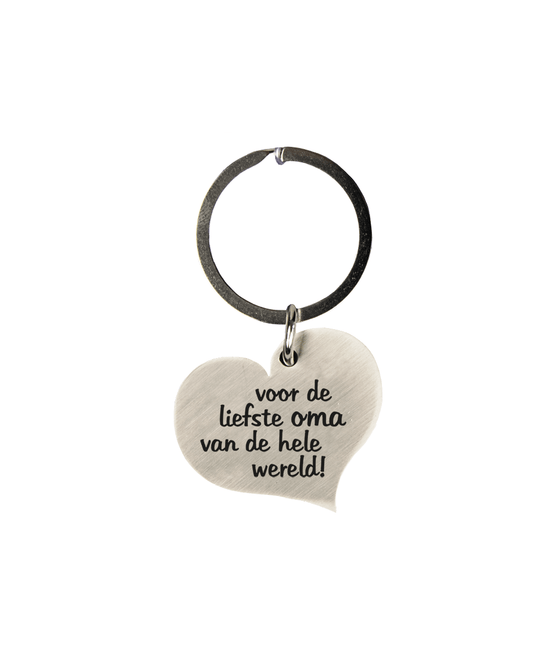 Sleutelhanger Oma 10cm van Paper Dreams koop je bij Partywinkel