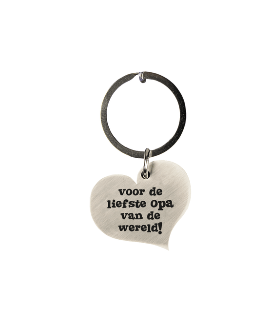 Sleutelhanger Opa 10cm van Paper Dreams koop je bij Partywinkel