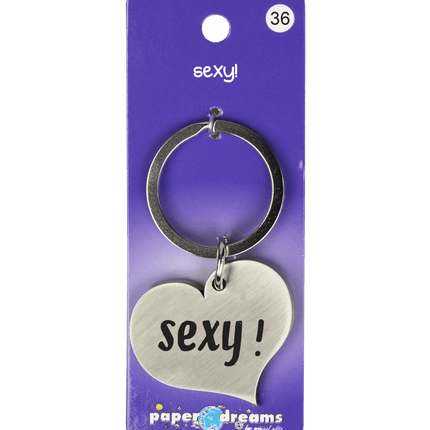 Sleutelhanger Sexy 10cm van Paper Dreams koop je bij Partywinkel