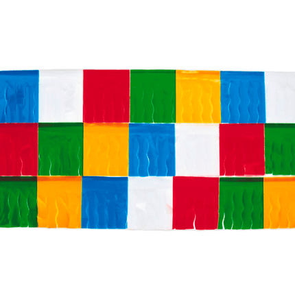 Slinger Franjes Meerkleurig 25m van Fiestas Guirca koop je bij Partywinkel