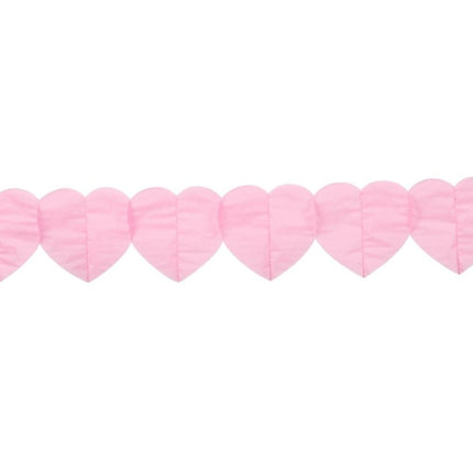 Slinger Hartjes Licht Roze 6m van WeFiesta koop je bij Partywinkel