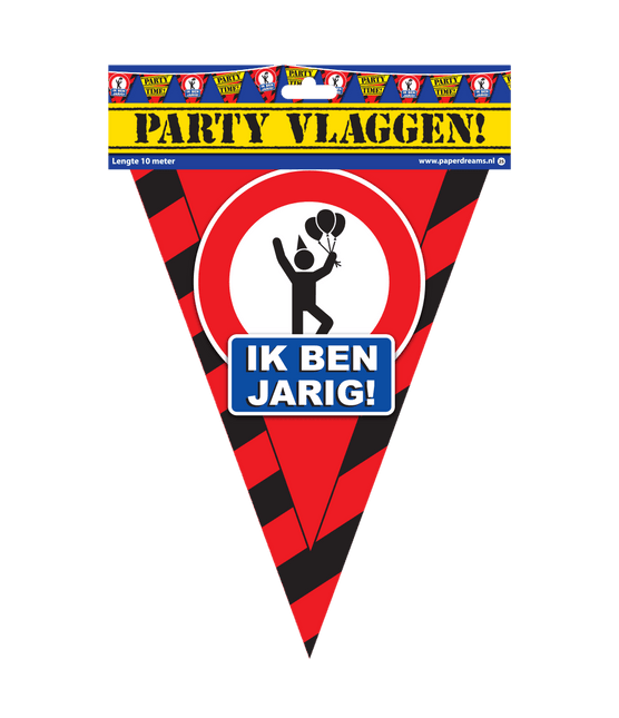 Slingers Ik Ben Jarig 10m van Paper Dreams koop je bij Partywinkel