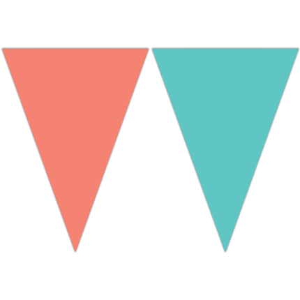 Slingers Rood/Groen 2,3m van Procos koop je bij Partywinkel