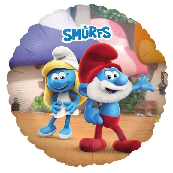 Smurfen Folie Ballon Grote Smurf Leeg 45cm van VDV Benefit koop je bij Partywinkel
