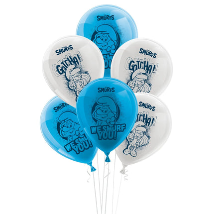 Smurfen Ballonnen 25cm 10st