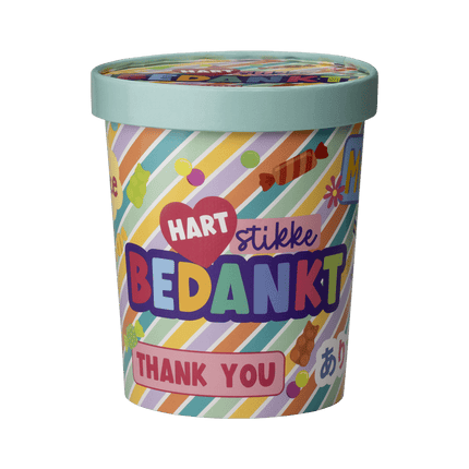 Snoepbakje Bedankt 12cm van Paper Dreams koop je bij Partywinkel