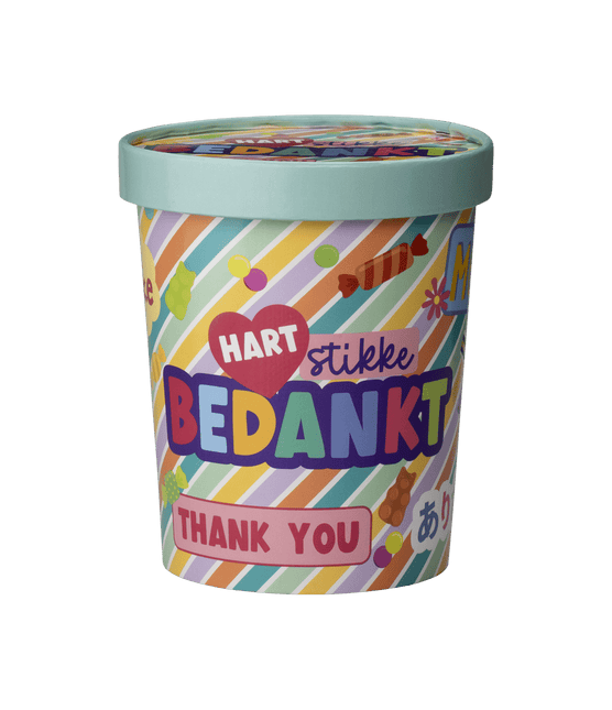 Snoepbakje Bedankt 12cm van Paper Dreams koop je bij Partywinkel
