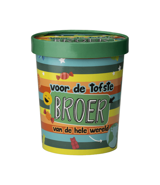 Snoepbakje Broer 12cm van Paper Dreams koop je bij Partywinkel