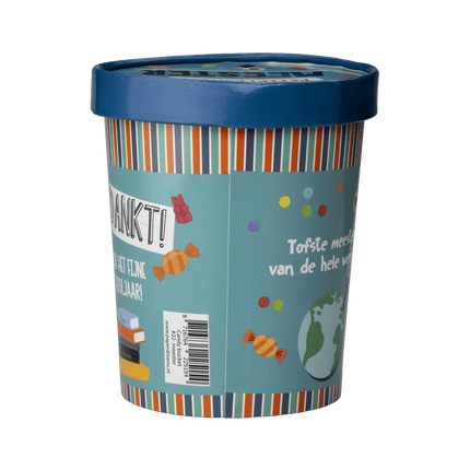 Snoepbakje Meester 12cm van Paper Dreams koop je bij Partywinkel