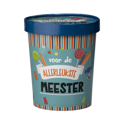 Snoepbakje Meester 12cm van Paper Dreams koop je bij Partywinkel