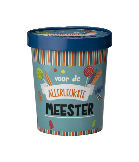 Snoepbakje Meester 12cm van Paper Dreams koop je bij Partywinkel