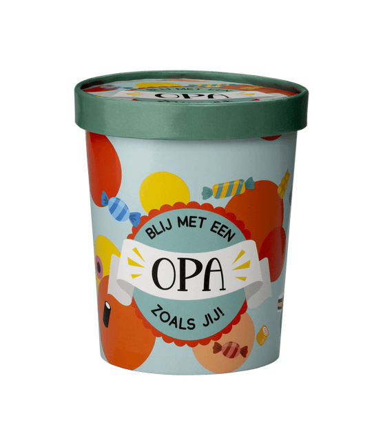 Snoepbakje Opa 12cm van Paper Dreams koop je bij Partywinkel