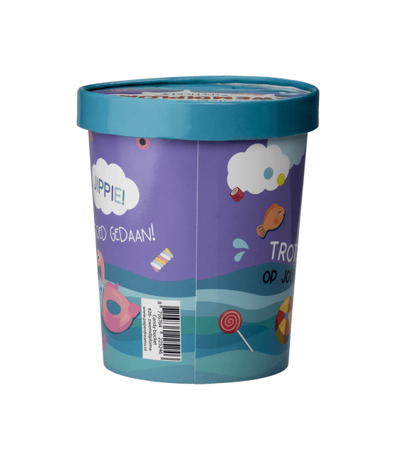 Snoepbakje Zwemdiploma 12cm van Paper Dreams koop je bij Partywinkel