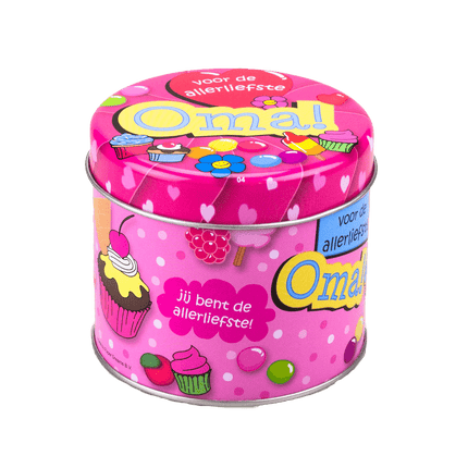 Snoepblik Oma 9cm van Paper Dreams koop je bij Partywinkel
