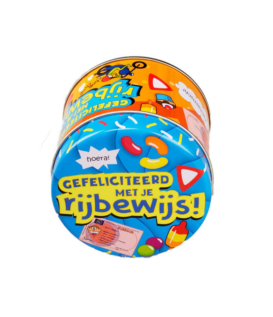 Snoepblik Rijbewijs 9cm van Paper Dreams koop je bij Partywinkel