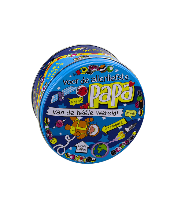 Snoeptrommel Papa 14cm van Paper Dreams koop je bij Partywinkel