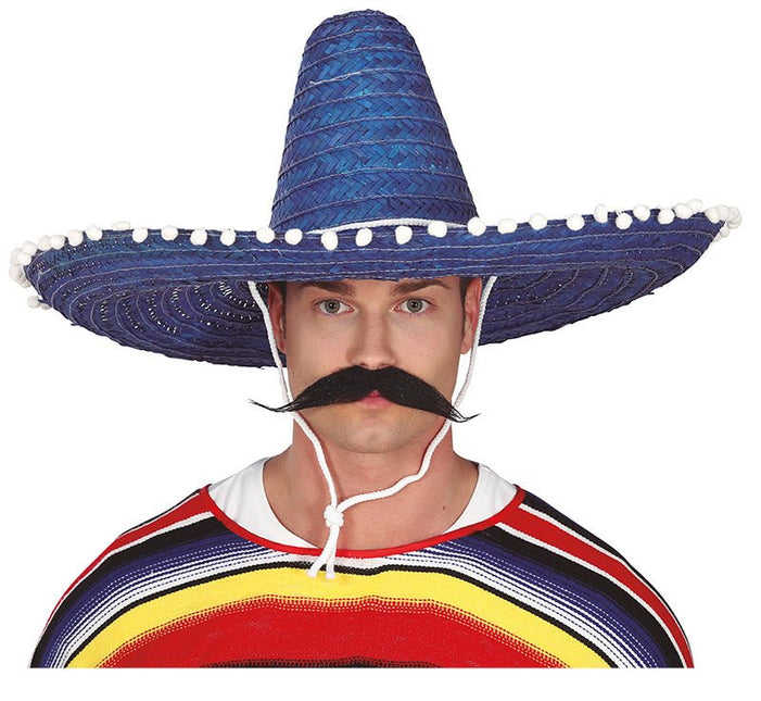 Sombrero Blauw 60cm van Fiestas Guirca koop je bij Partywinkel