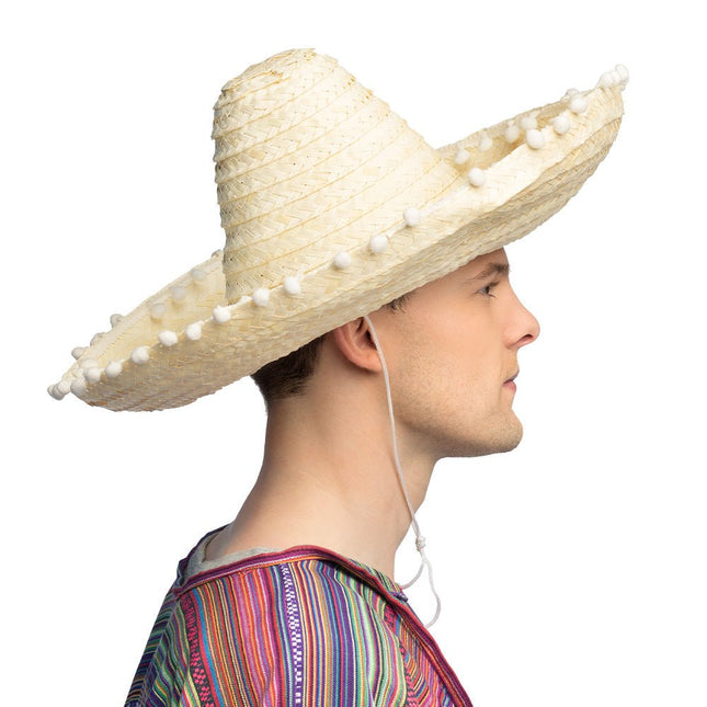 Sombrero Ernesto naturel van Boland koop je bij Partywinkel