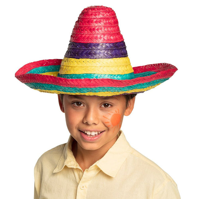 Sombrero Puebla Kind 40cm van Boland koop je bij Partywinkel
