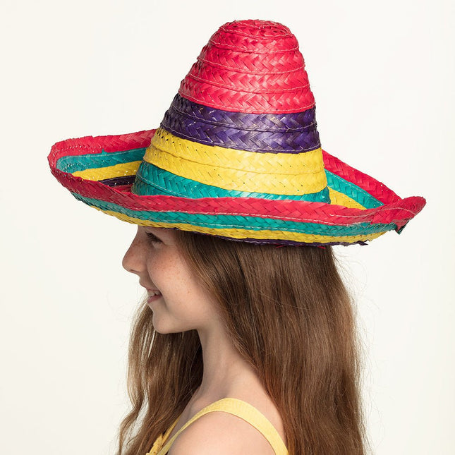 Sombrero Puebla Kind 40cm van Boland koop je bij Partywinkel