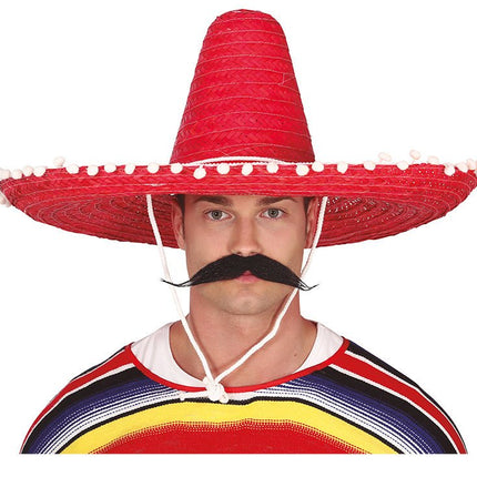 Sombrero Rood 60cm van Fiestas Guirca koop je bij Partywinkel
