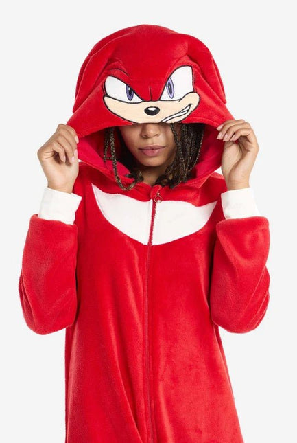 Sonic the Hedgehog Knuckles Onesie Unisex Rood van OppoSuits koop je bij Partywinkel
