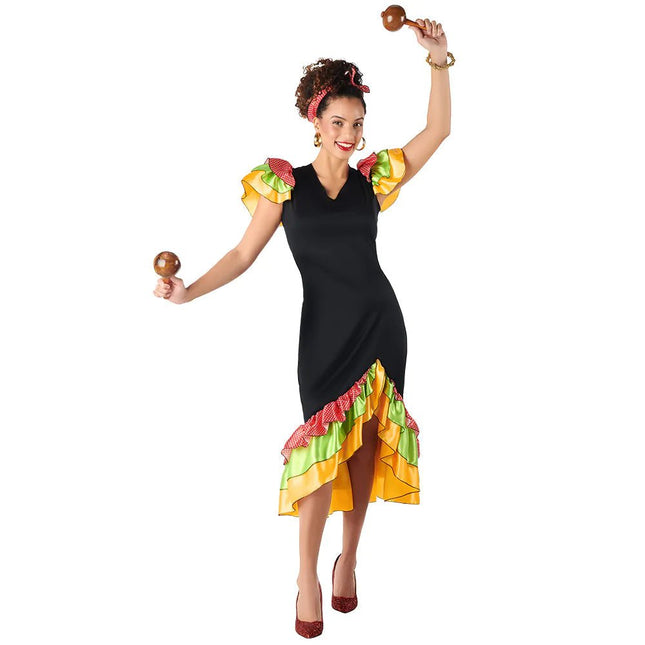 Spaanse Jurk Dames Flamenco van Boland koop je bij Partywinkel