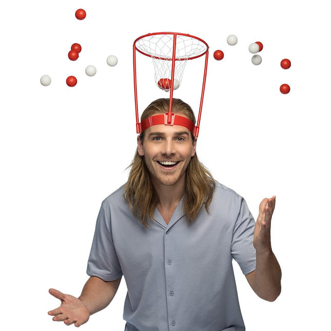 Basketbal Spel Rood Wit Hoofdband 21 delig van Boland koop je bij Partywinkel