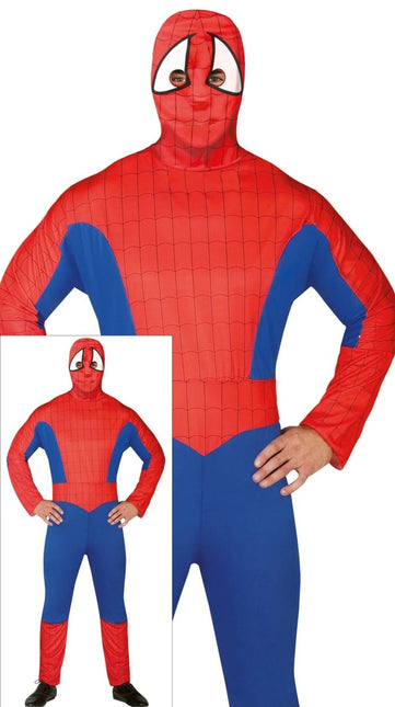 Spiderman Kostuum Rood Blauw Heren van Fiestas Guirca koop je bij Partywinkel