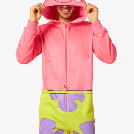 SpongeBob Patrick Ster Onesie Unisex Roze van Nickelodeon koop je bij Partywinkel