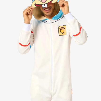 SpongeBob Sandy Cheeks Onesie Unisex Wit van Nickelodeon koop je bij Partywinkel