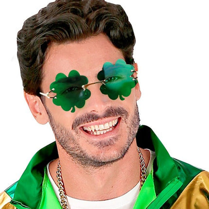 St. Patrick'S Day Bril Groen Klaver van Widmann koop je bij Partywinkel