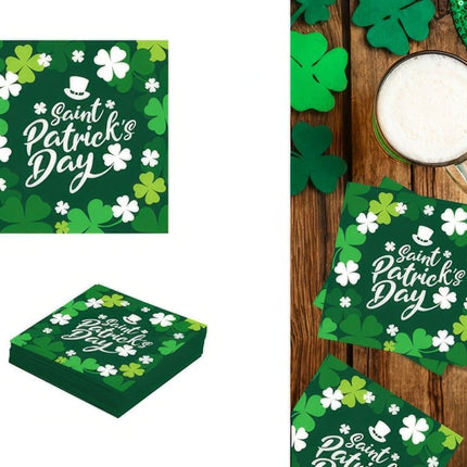 St. Patrick'S Day Servetten 33cm 12st van Fiestas Guirca koop je bij Partywinkel