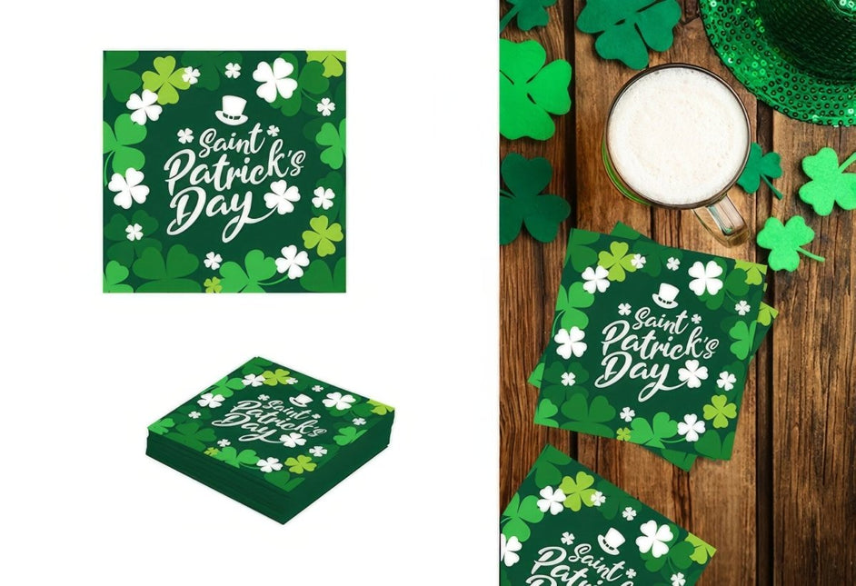 St. Patrick'S Day Servetten 33cm 12st van Fiestas Guirca koop je bij Partywinkel